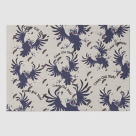 Crazy Old Birb Raven Tissuepapier