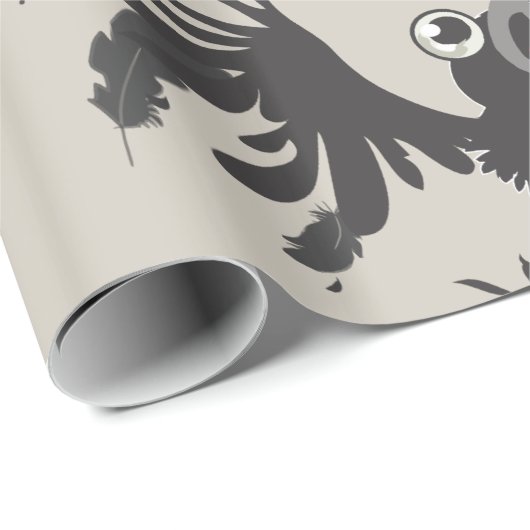 Crazy Old Birb Raven~wrappaper Cadeaupapier (Rol Hoek)