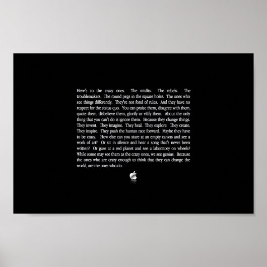 Crazy Ones Poster (Voorkant)