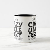 Crazy oom waarschuwt de douanenaam mono mok (Center)