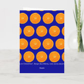 Crazy op Clementines - Blauw Kaart (Achterkant)