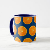 Crazy op Clementines - Blauw Mok (Voorkant links)