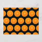 Crazy op Clementines - Zwart Briefkaart (Voorkant)