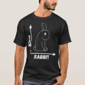 Crazy Optical Illusion Rabbit Duck Perspective Wit T-shirt (Voorkant)