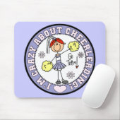 Crazy over Cheerlead Mousepad Muismat (Met muis)