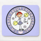 Crazy over Cheerlead Mousepad Muismat (Voorkant)