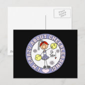 Crazy Over Cheerlead T-shirts en cadeautjes Briefkaart (Voorkant / Achterkant)