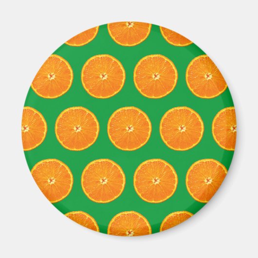 Crazy over Clementines - Groen Magneet (Voorkant)