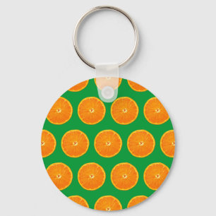 Crazy over Clementines - Groen Sleutelhanger