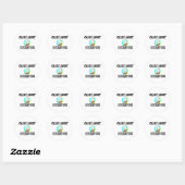 Crazy over Cockatoos Ronde Sticker (Vel)