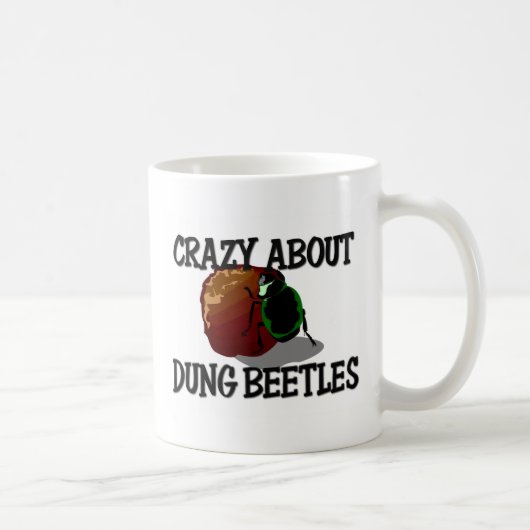 Crazy over Dung Beetles Koffiemok (Rechts)