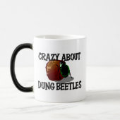 Crazy over Dung Beetles Magische Mok (Links)