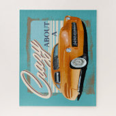 Crazy over een auto-puzzel legpuzzel (Verticaal)