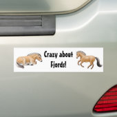 Crazy Over Fjords Bumpersticker (Op auto)