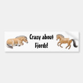 Crazy Over Fjords Bumpersticker (Voorkant)