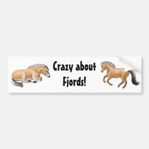 Crazy Over Fjords Bumpersticker