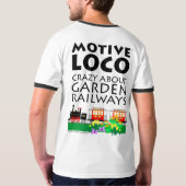 Crazy over Garden Railways T-shirt (Achterkant)