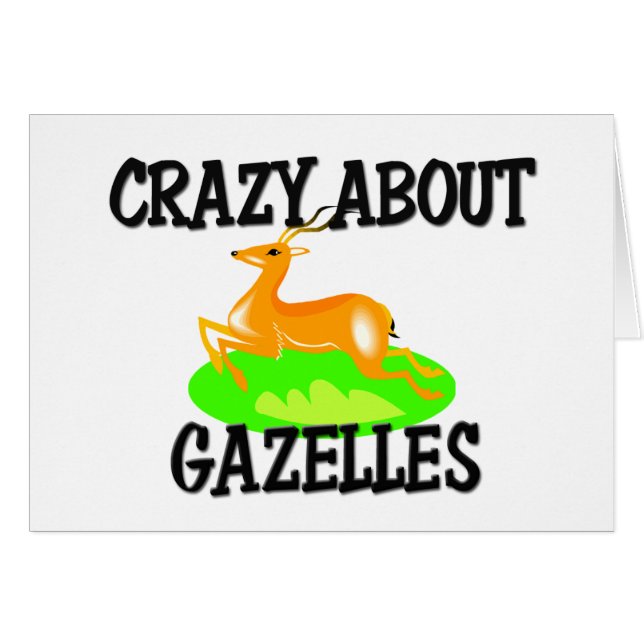 Crazy Over Gazelles (Voorkant Horizontaal)