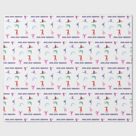 Crazy Over Gymnastiek Cadeaupapier (Vlak)