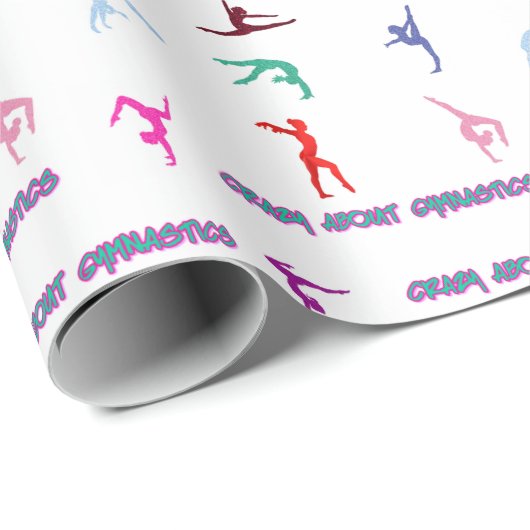 Crazy Over Gymnastiek Cadeaupapier (Rol Hoek)