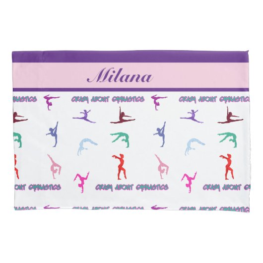 Crazy Over Gymnastiek Kussensloop (Voorkant)