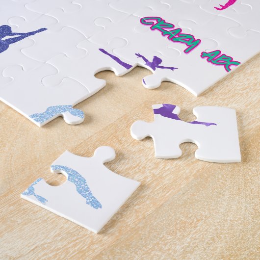 Crazy Over Gymnastiek Legpuzzel (Zijkant)