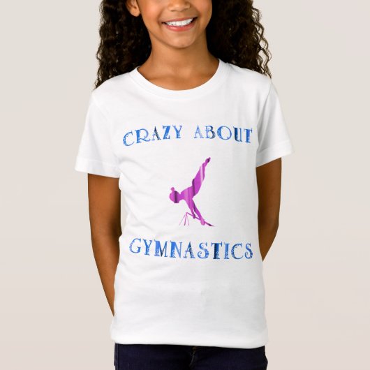 Crazy Over Gymnastiek T-Shirt (Voorkant)