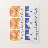 Crazy over haar katten legpuzzel (Verticaal)