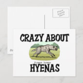 Crazy over Hyenas Briefkaart (Voorkant / Achterkant)