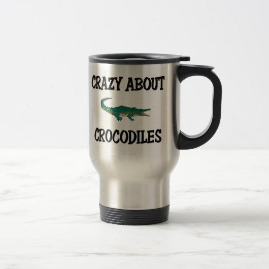 Crazy Over krokodillen Reisbeker (Rechts)