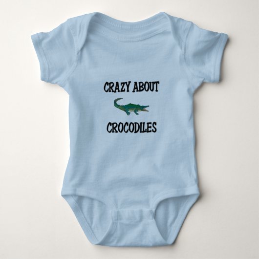 Crazy Over krokodillen Romper (Voorkant)
