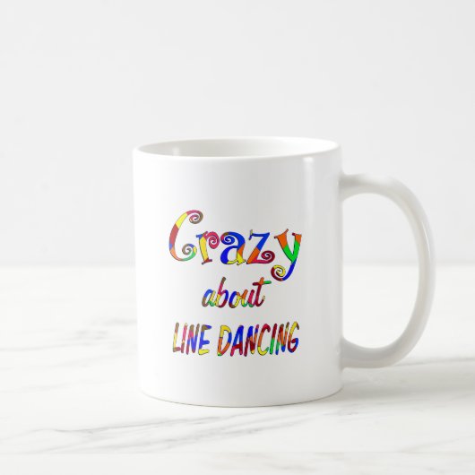 Crazy Over Line Dancing Koffiemok (Rechts)