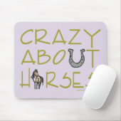 Crazy over paarden muismat (Met muis)
