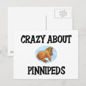 Crazy over Pinnipeds Briefkaart (Voorkant / Achterkant)