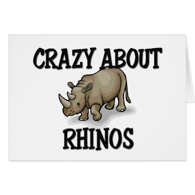 Crazy over Rhinos (Voorkant Horizontaal)