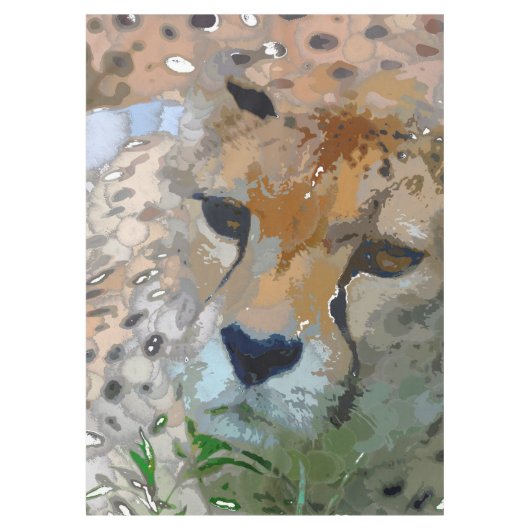 Crazy Paint - Cheetah Tafelkleed (Voorkant)
