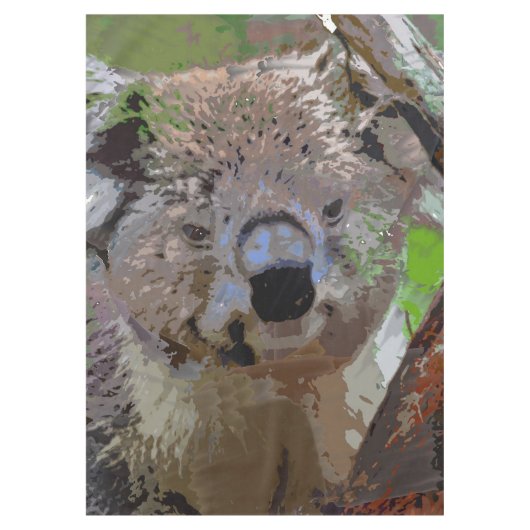 Crazy Paint - Koala Tafelkleed (Voorkant)