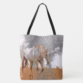Crazy Paint - Paard Tote Bag (Achterkant)