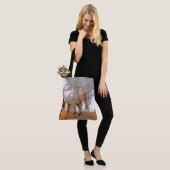 Crazy Paint - Paard Tote Bag (Op model)