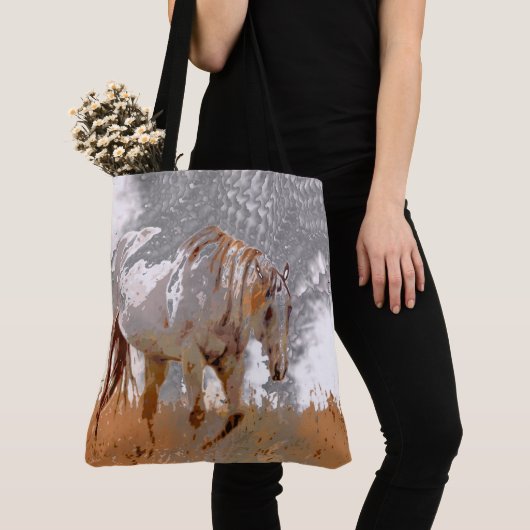 Crazy Paint - Paard Tote Bag (Dichtbij)