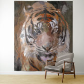 Crazy Paint - Tiger Wandkleed (In situ)