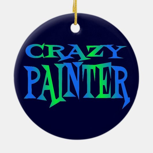 Crazy Painter Keramisch Ornament (Achterkant)