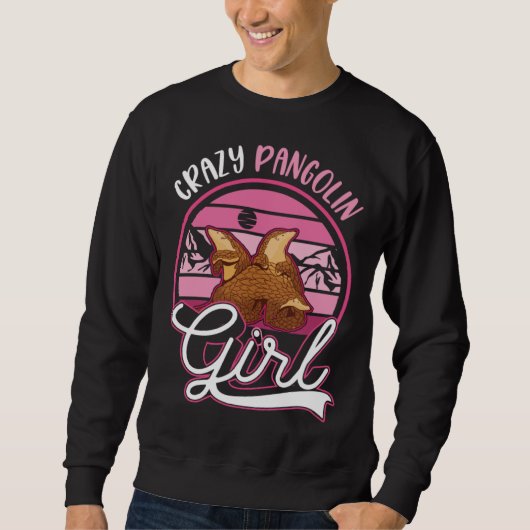 Crazy Pangolin Girl Trui (Voorkant)