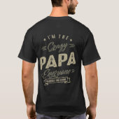 Crazy Papa T-shirt (Achterkant)