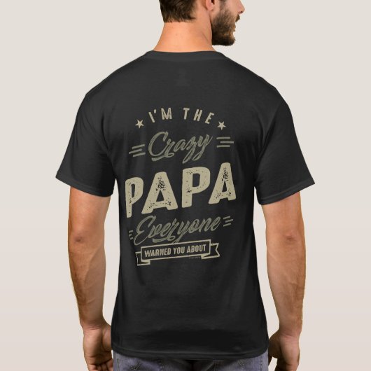 Crazy Papa T-shirt (Achterkant)