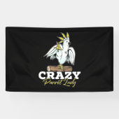 Crazy Parrot Lady Spandoek (Horizontaal)