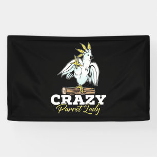 Crazy Parrot Lady Spandoek