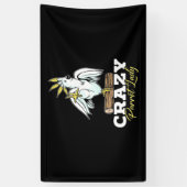 Crazy Parrot Lady Spandoek (Verticaal)