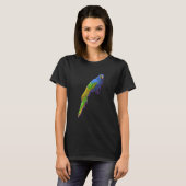 Crazy Parrot Lady Talking Bird Ornithology Bird Wh T-shirt (Voorkant volledig)