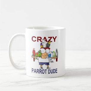 Crazy Parrot Man Koffiemok